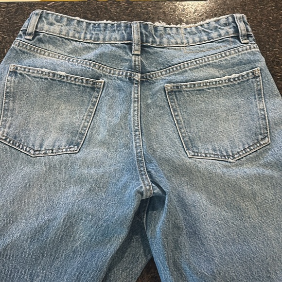 Zara Classic Blue Denim Trousers - Picture 2 of 3